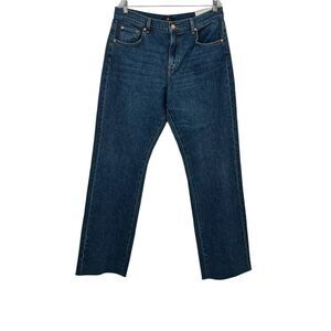 7 For All Mankind Women's Tess Trouser Jeans Wide Leg Size 31